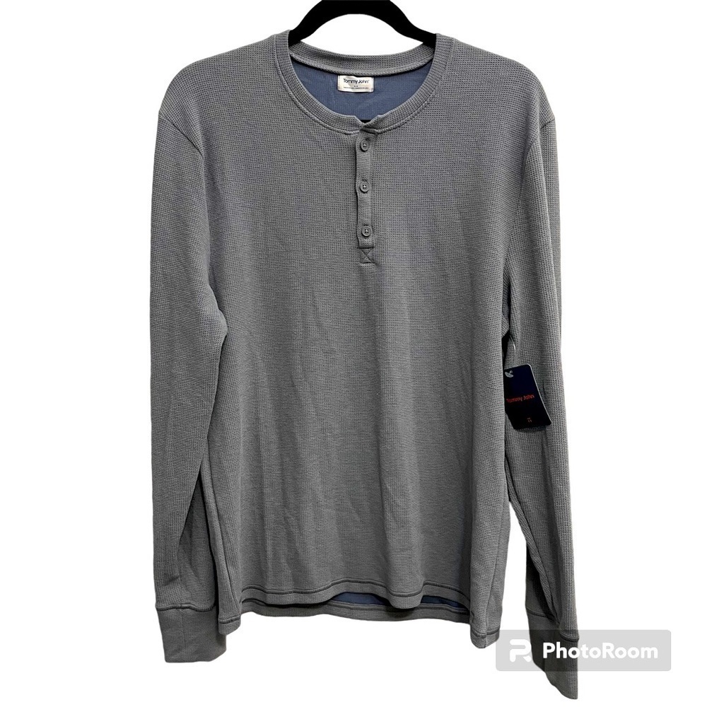 Tommy John Waffle knit loungewear top NWT